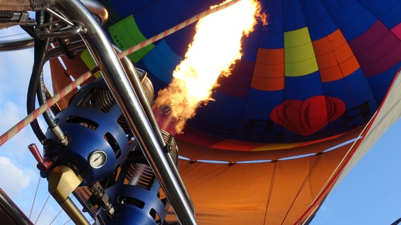 Proefles ballonvaren Amersfoort