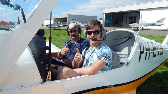 Basic flying lesson Lelystad