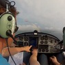 Flying lesson Lelystad - Texel four-seater aircraft