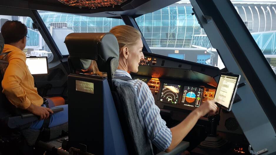 Airbus A320 voller Bewegung simulator 