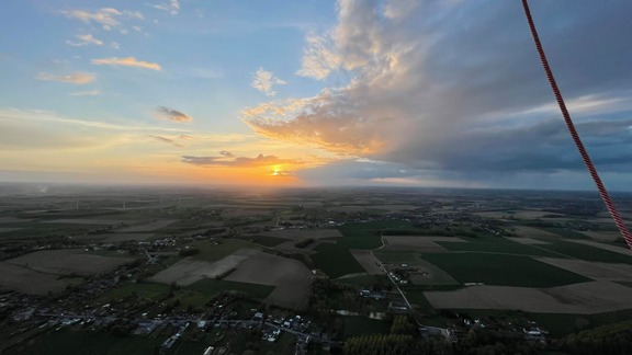 Private balloon flight Namur