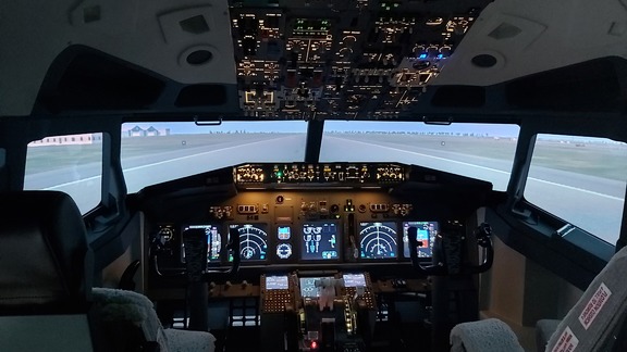 Boeing 737 simulator Oudenaarde