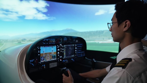 Flugsimulator ohne Instruktor