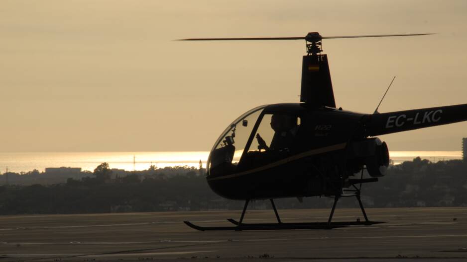 Clase de vuelo en helicóptero Madrid