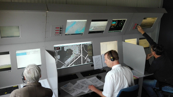 Simulador de control aéreo Teuge