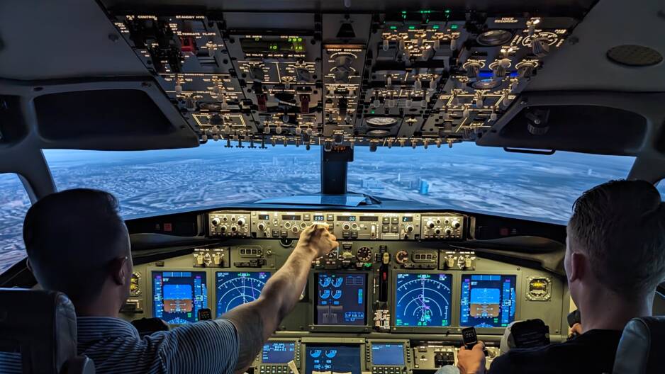 Boeing 737 simulator Schiphol