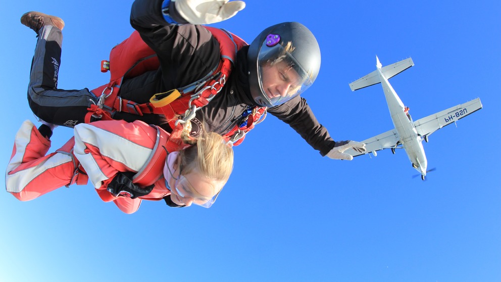 Parachutisme en Zélande