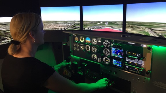 Simulateur de vol Cessna